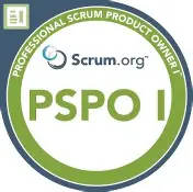 Professional Scrum Product Owner 1 (PSPO 1) logo